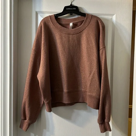 Lululemon Dusty Rose Cropped Crewneck - Picture 1 of 5